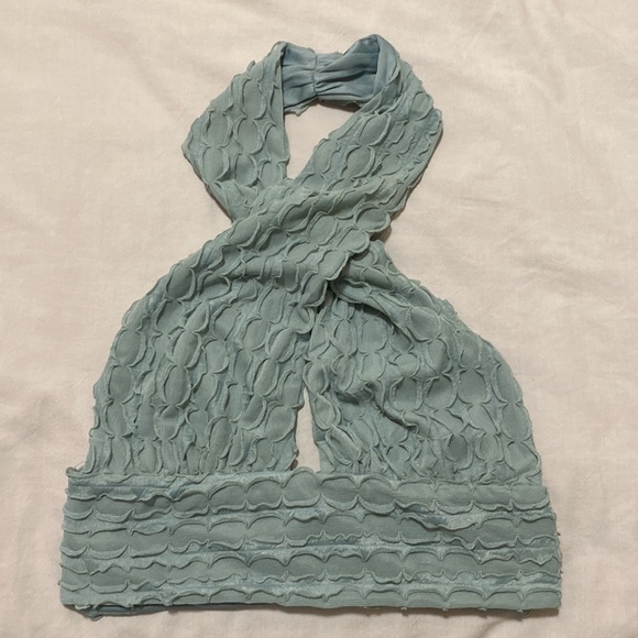 NEVER WORN: Princess Polly Wrap Cut Out Crop Top - Picture 4 of 5